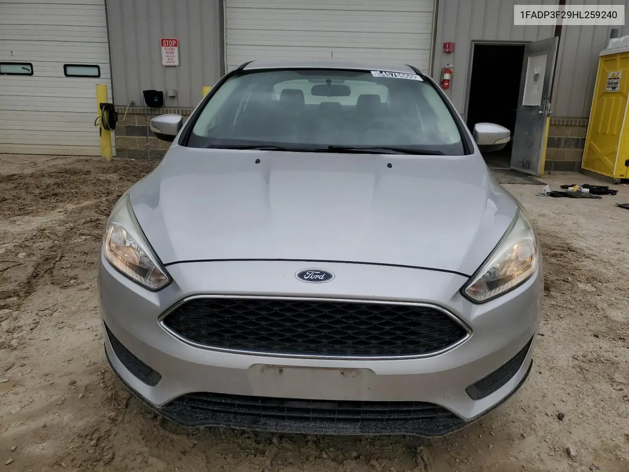 2017 Ford Focus Se VIN: 1FADP3F29HL259240 Lot: 54578665