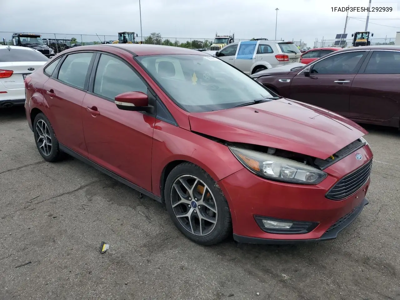 2017 Ford Focus Se VIN: 1FADP3FE5HL292939 Lot: 56386105