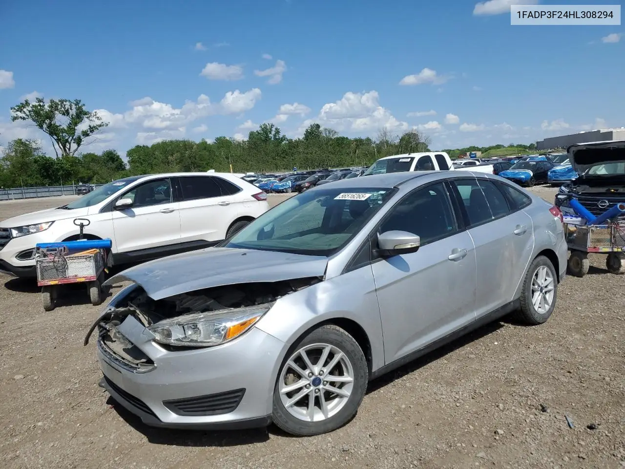 2017 Ford Focus Se VIN: 1FADP3F24HL308294 Lot: 56516265
