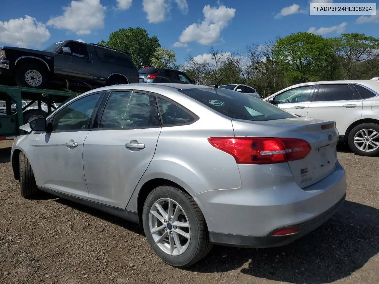 2017 Ford Focus Se VIN: 1FADP3F24HL308294 Lot: 56516265