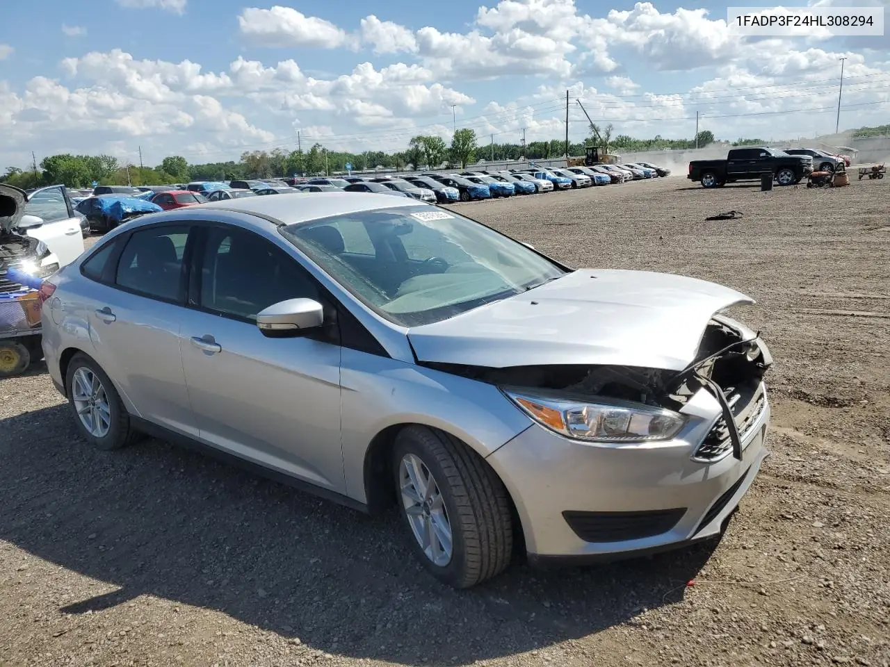 2017 Ford Focus Se VIN: 1FADP3F24HL308294 Lot: 56516265
