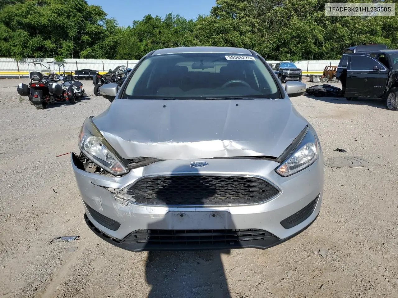 2017 Ford Focus Se VIN: 1FADP3K21HL235505 Lot: 56586275