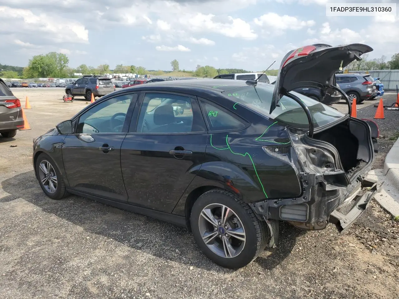 2017 Ford Focus Se VIN: 1FADP3FE9HL310360 Lot: 56966675