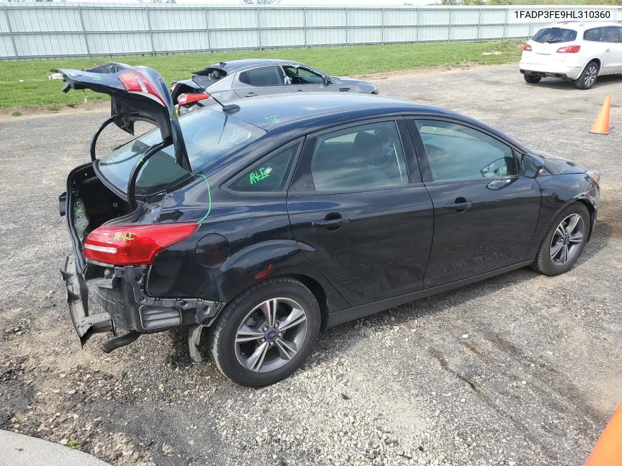 2017 Ford Focus Se VIN: 1FADP3FE9HL310360 Lot: 56966675
