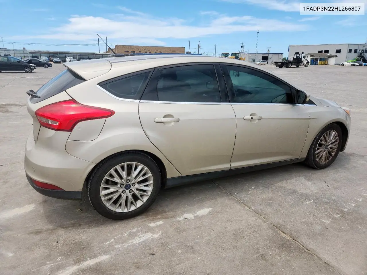 2017 Ford Focus Titanium VIN: 1FADP3N22HL266807 Lot: 57071635