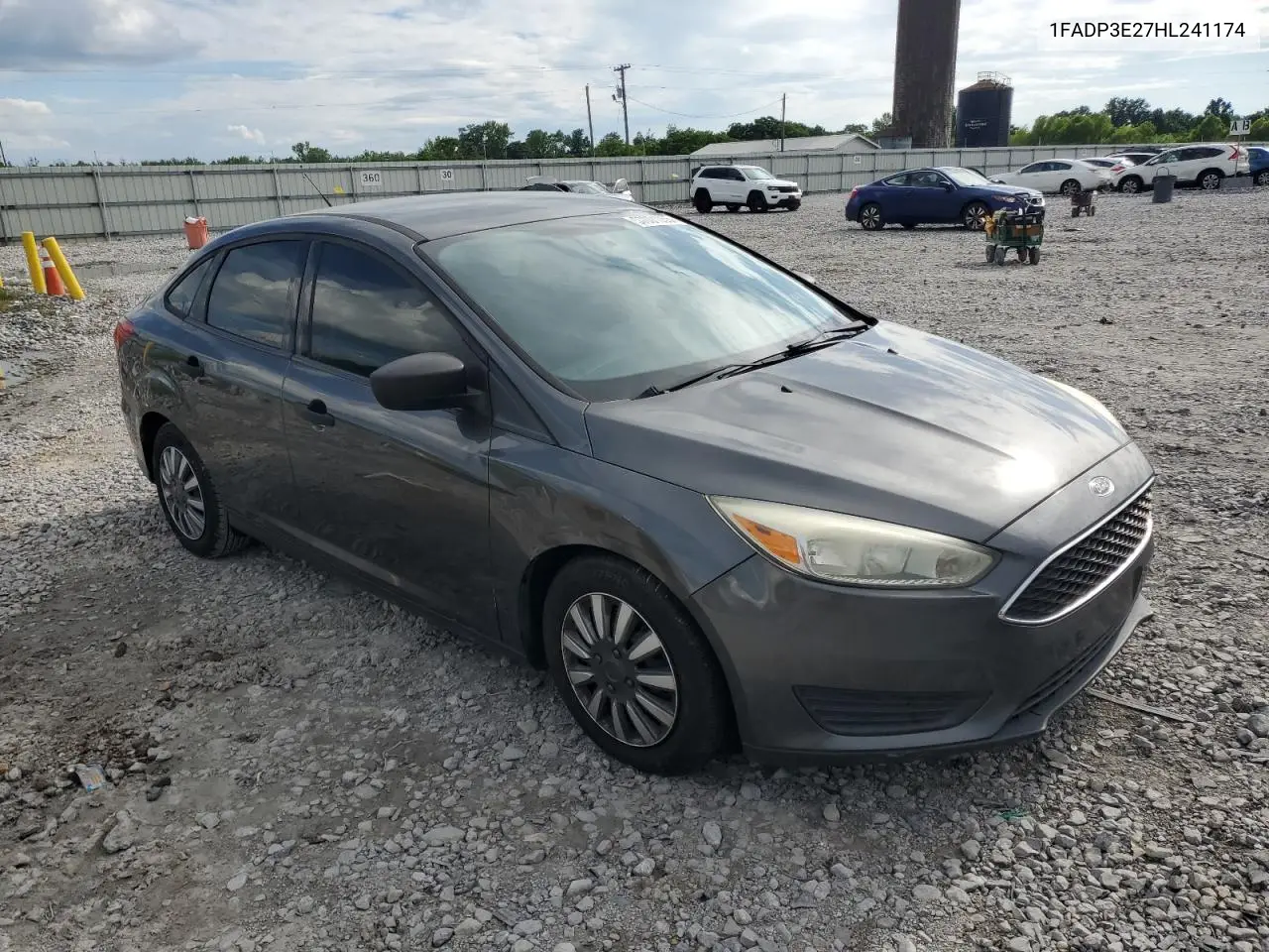 2017 Ford Focus S VIN: 1FADP3E27HL241174 Lot: 57091055