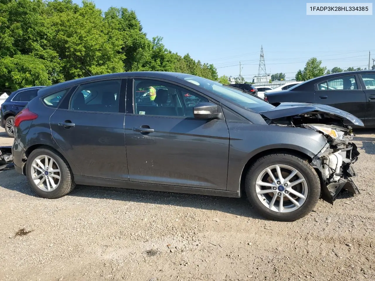 2017 Ford Focus Se VIN: 1FADP3K28HL334385 Lot: 61164545