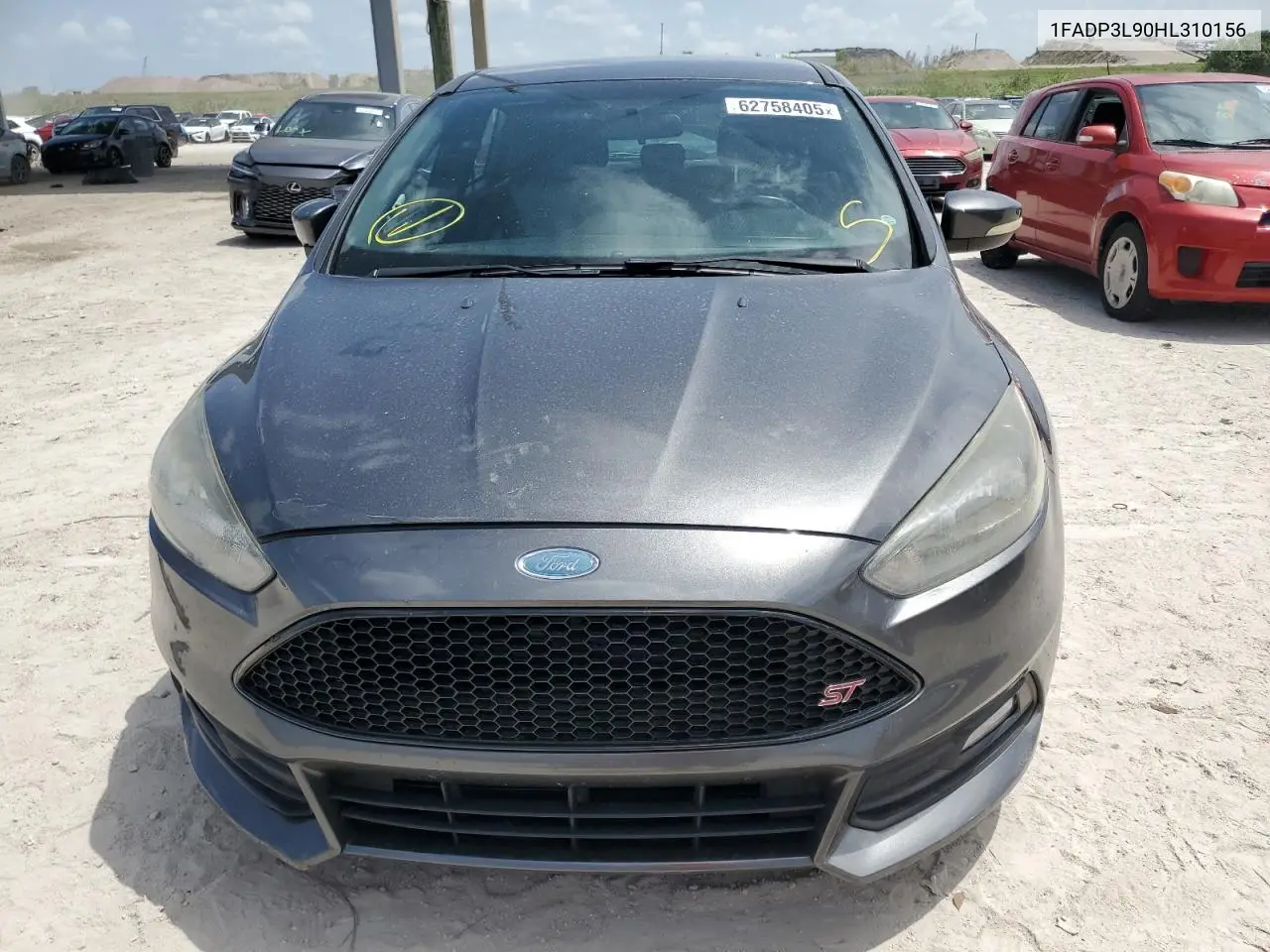 2017 Ford Focus St VIN: 1FADP3L90HL310156 Lot: 62758405
