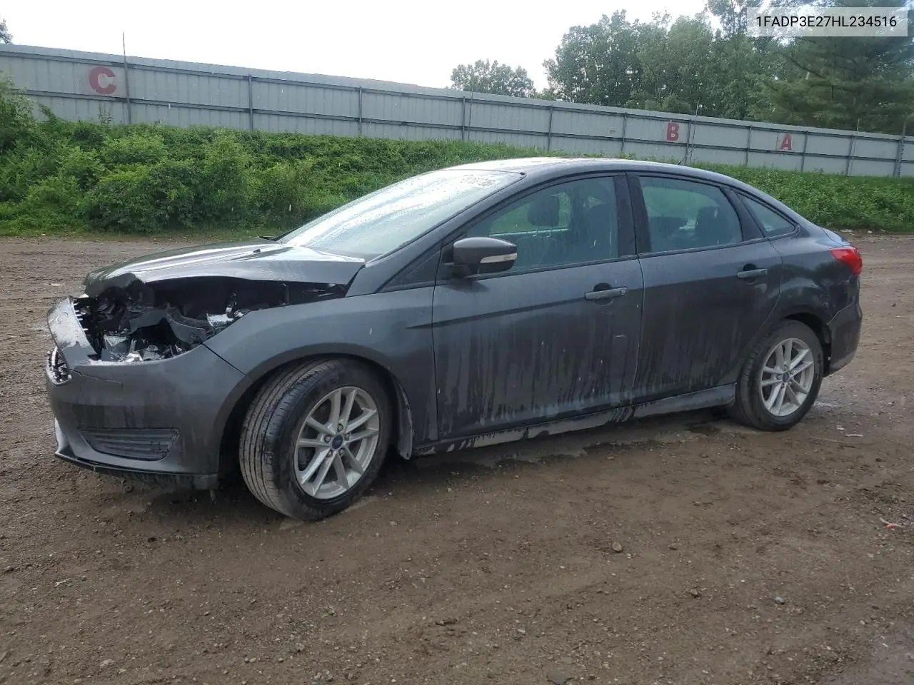 2017 Ford Focus S VIN: 1FADP3E27HL234516 Lot: 62762795