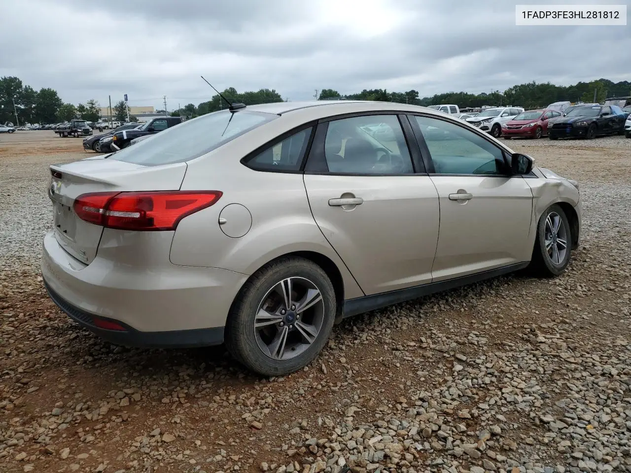 2017 Ford Focus Se VIN: 1FADP3FE3HL281812 Lot: 62783295