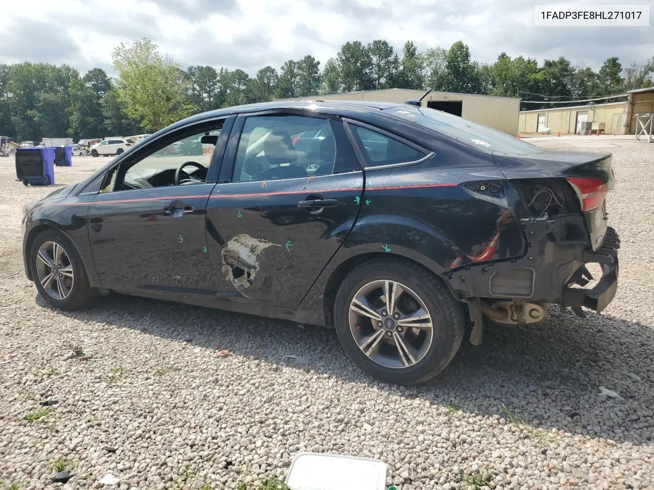 2017 Ford Focus Se VIN: 1FADP3FE8HL271017 Lot: 62840185
