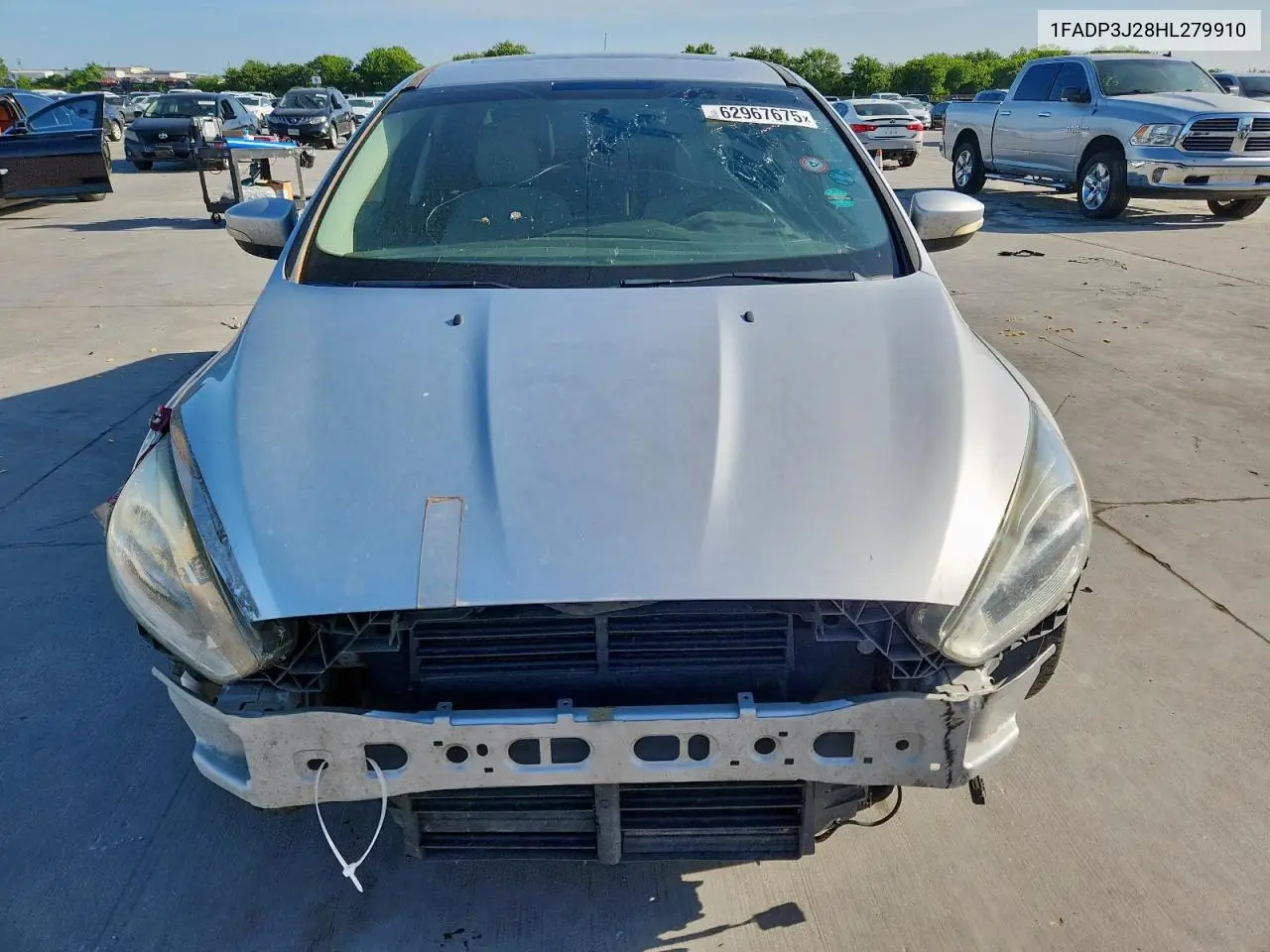 2017 Ford Focus Titanium VIN: 1FADP3J28HL279910 Lot: 62967675