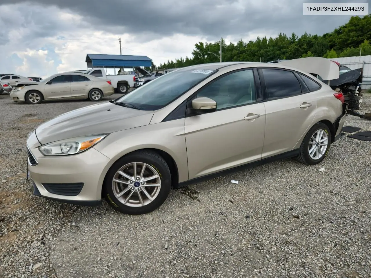 2017 Ford Focus Se VIN: 1FADP3F2XHL244293 Lot: 63210805
