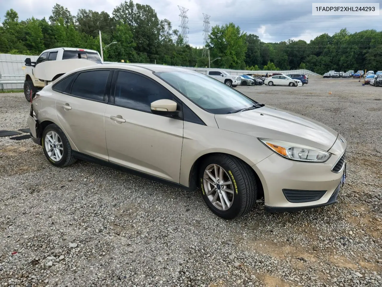 2017 Ford Focus Se VIN: 1FADP3F2XHL244293 Lot: 63210805