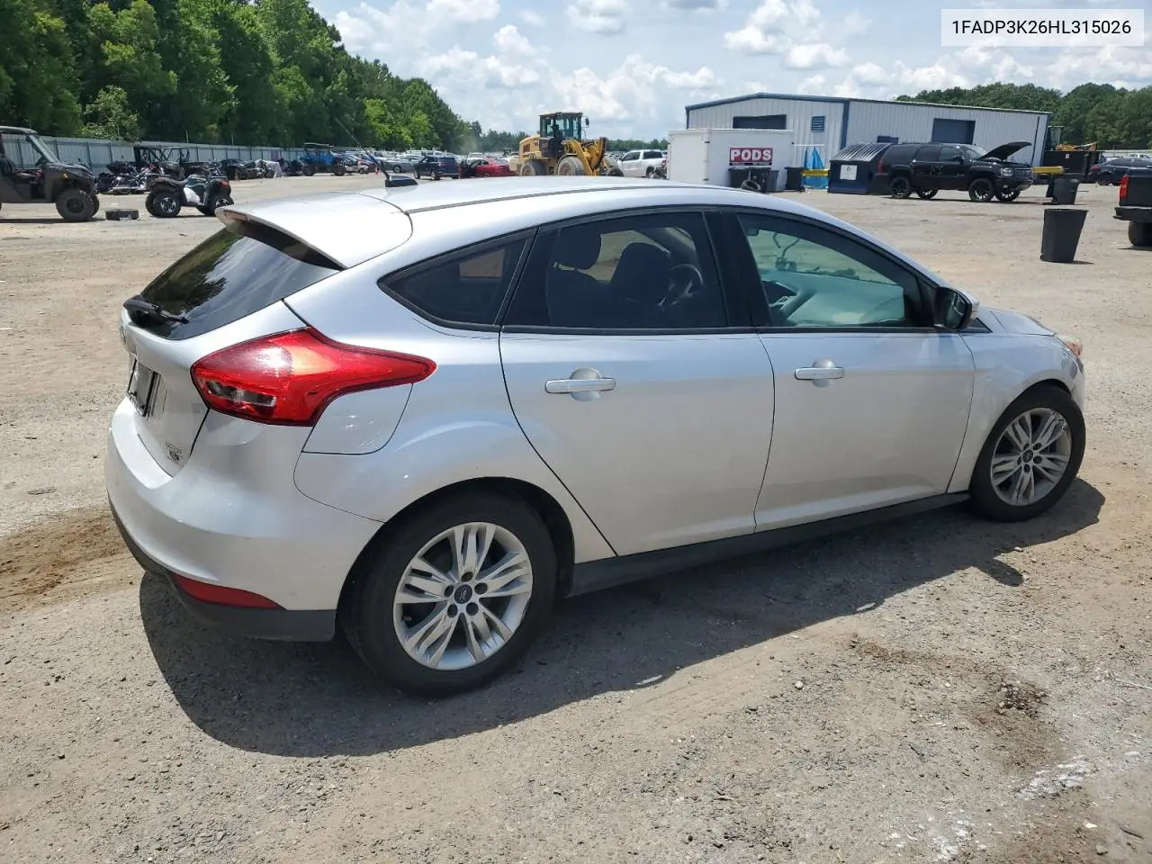 2017 Ford Focus Se VIN: 1FADP3K26HL315026 Lot: 63501455