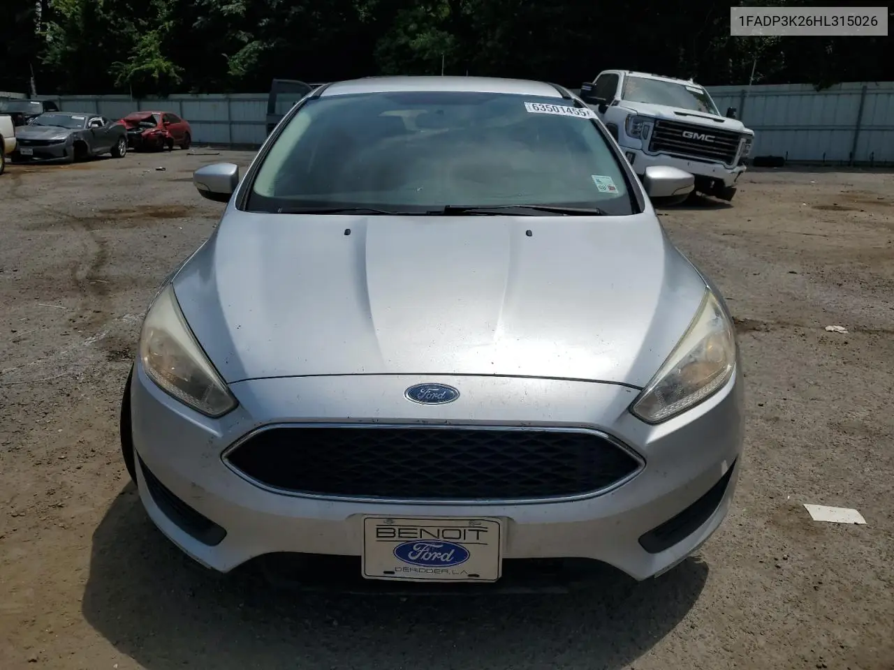 2017 Ford Focus Se VIN: 1FADP3K26HL315026 Lot: 63501455