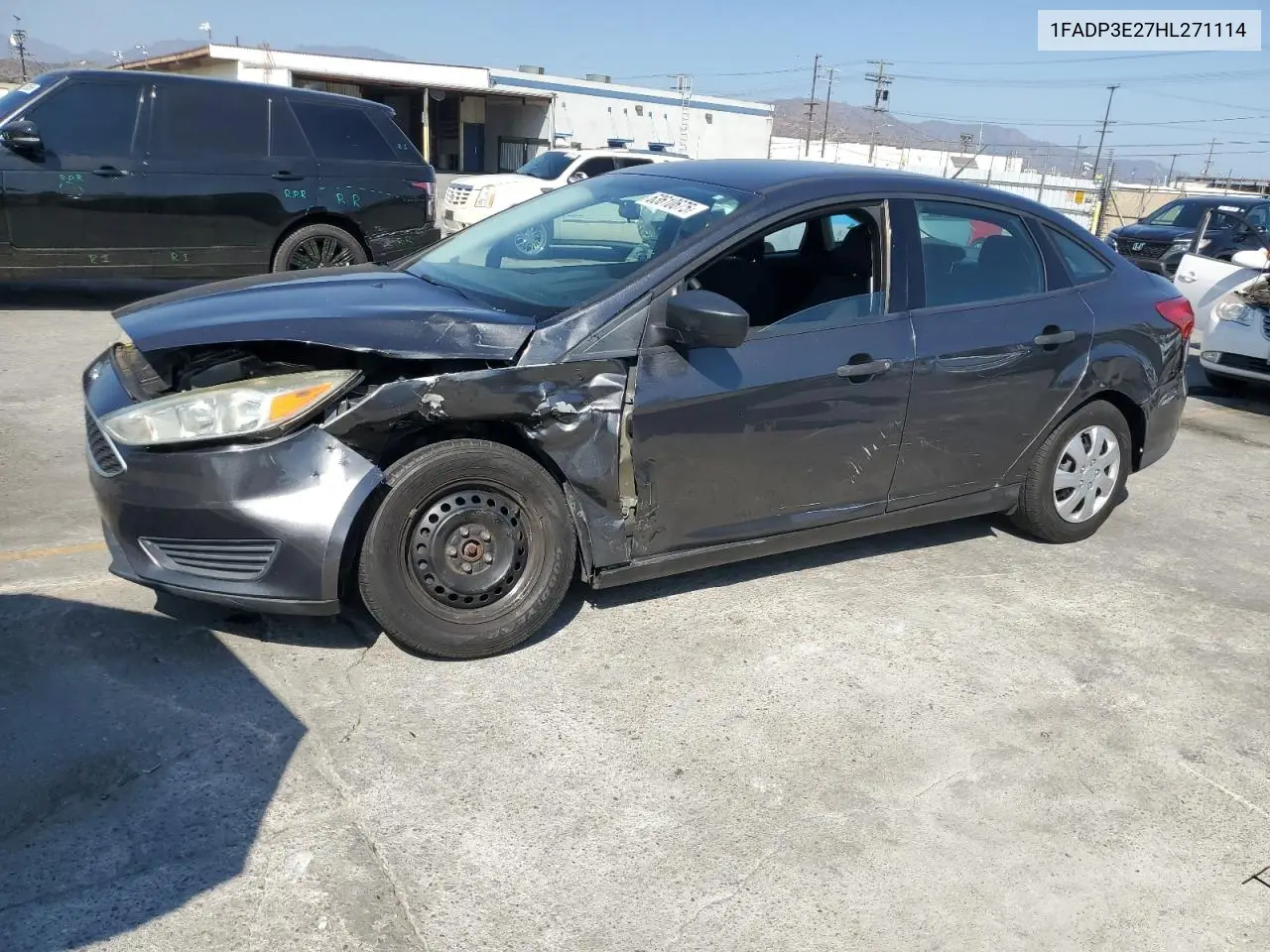 2017 Ford Focus S VIN: 1FADP3E27HL271114 Lot: 63610675