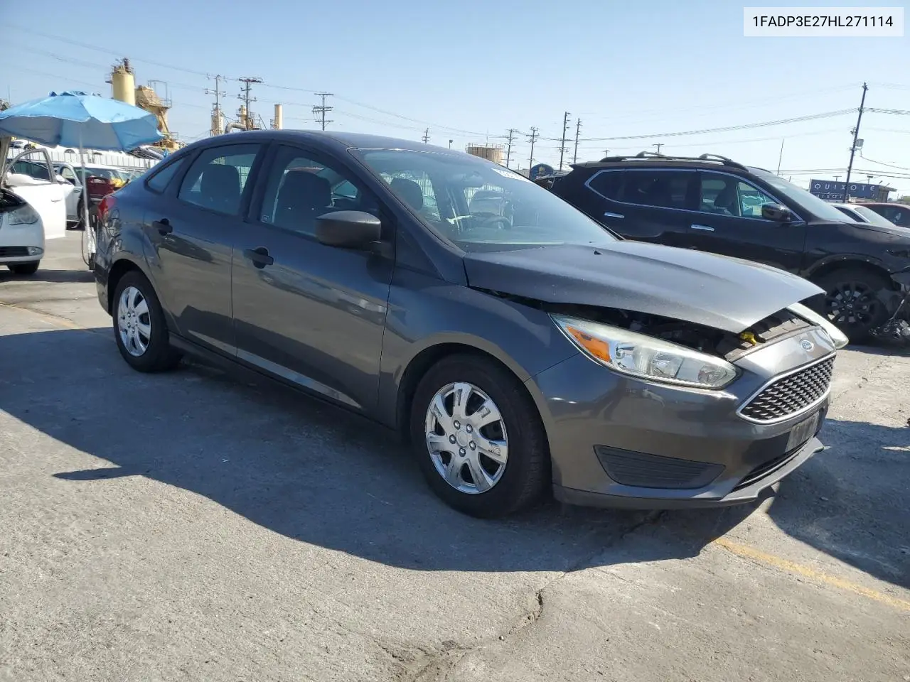 2017 Ford Focus S VIN: 1FADP3E27HL271114 Lot: 63610675
