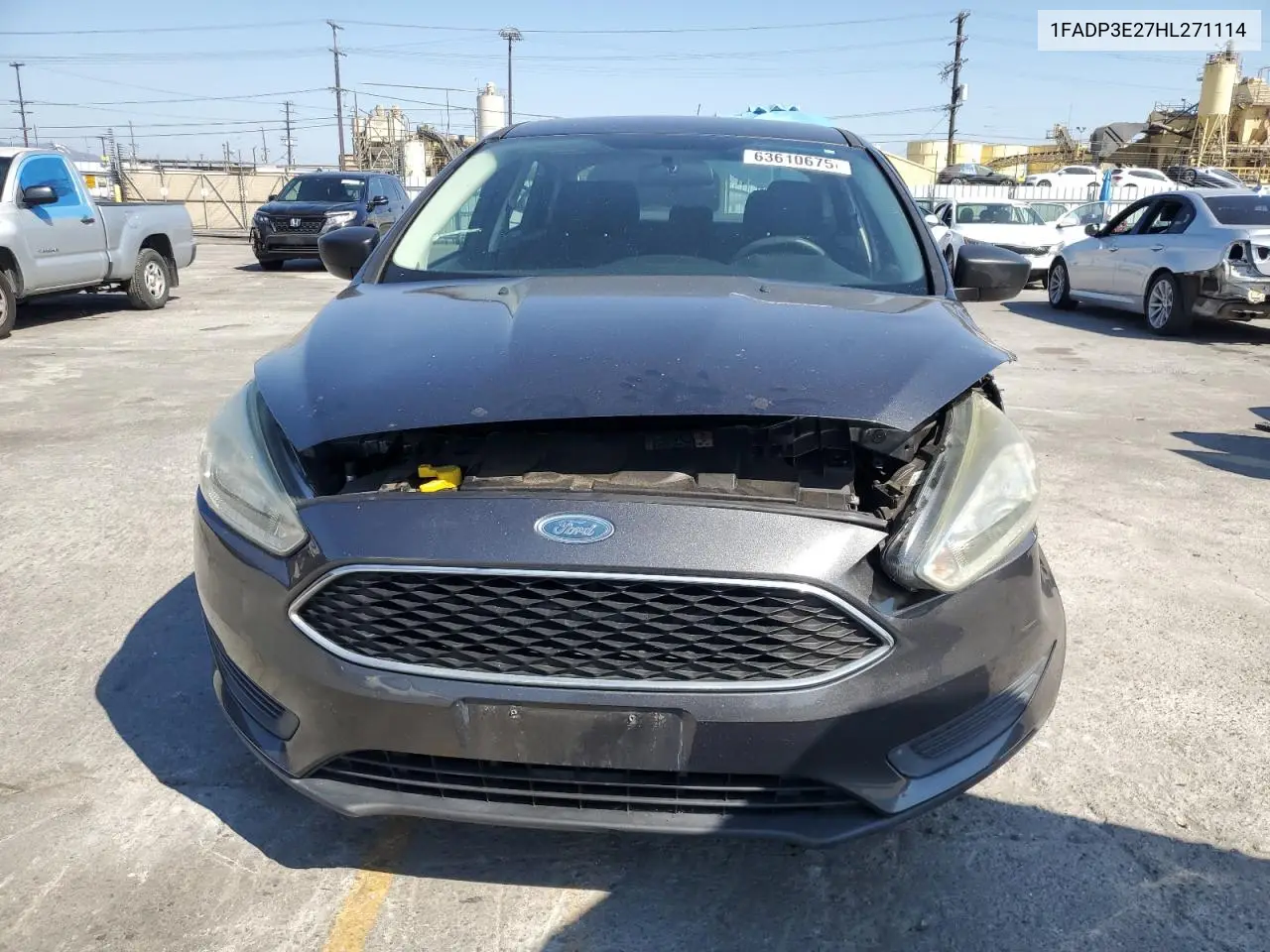2017 Ford Focus S VIN: 1FADP3E27HL271114 Lot: 63610675