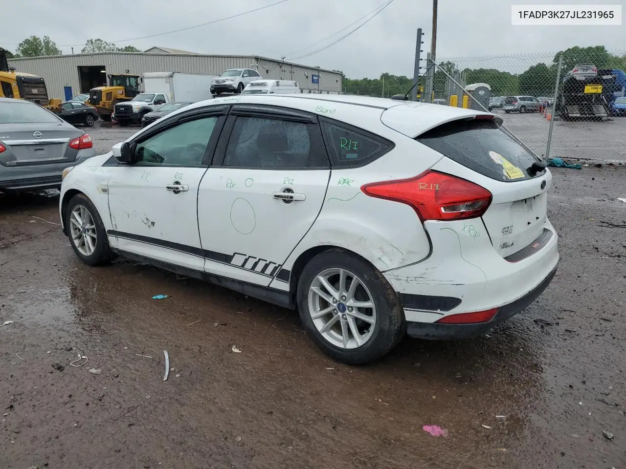 2018 Ford Focus Se VIN: 1FADP3K27JL231965 Lot: 56006205