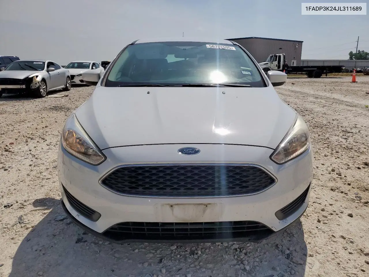 2018 Ford Focus Se VIN: 1FADP3K24JL311689 Lot: 56781535