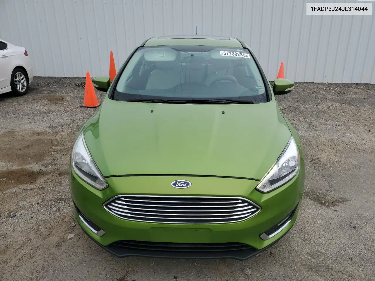 2018 Ford Focus Titanium VIN: 1FADP3J24JL314044 Lot: 57130285