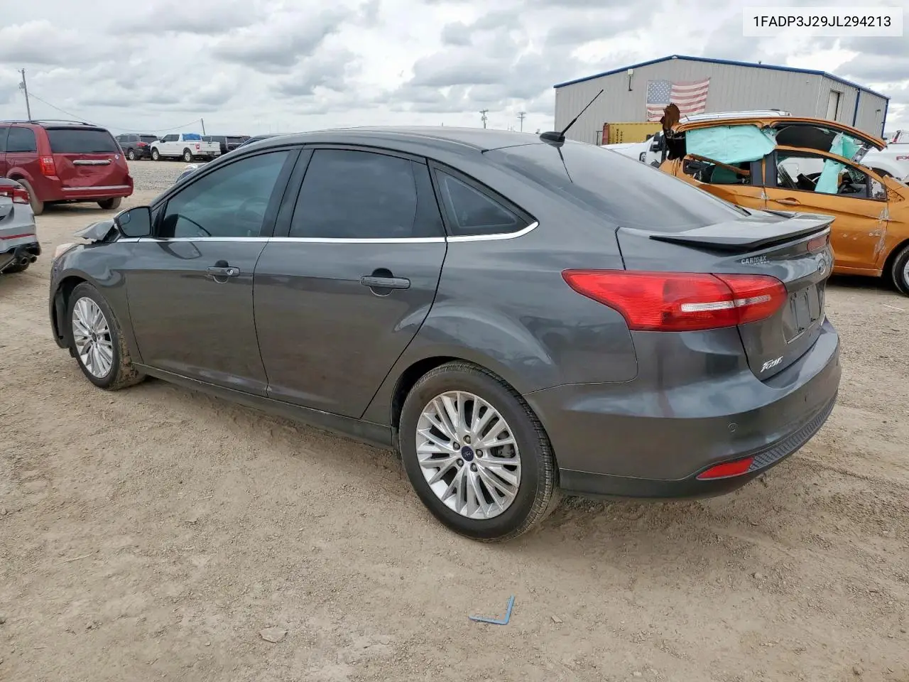 2018 Ford Focus Titanium VIN: 1FADP3J29JL294213 Lot: 62994865
