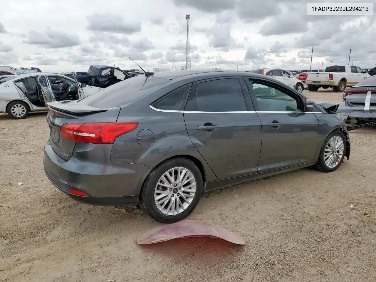 2018 Ford Focus Titanium VIN: 1FADP3J29JL294213 Lot: 62994865