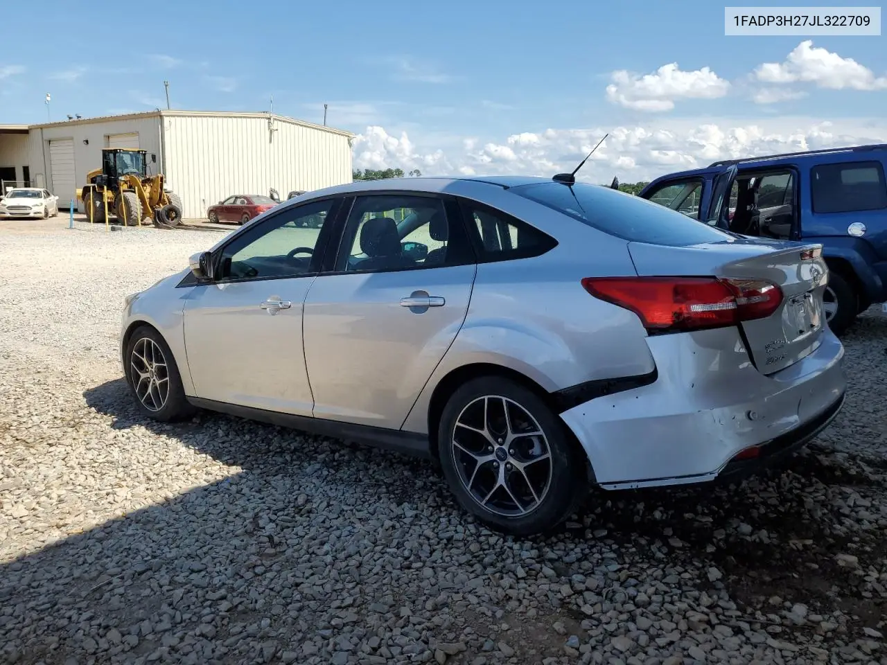 2018 Ford Focus Sel VIN: 1FADP3H27JL322709 Lot: 63089465