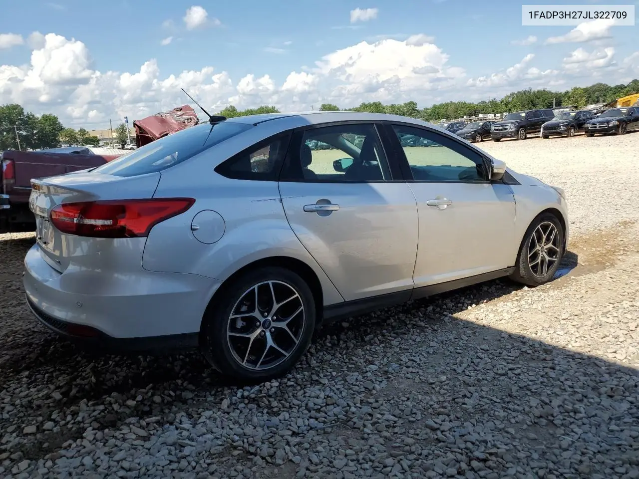 2018 Ford Focus Sel VIN: 1FADP3H27JL322709 Lot: 63089465