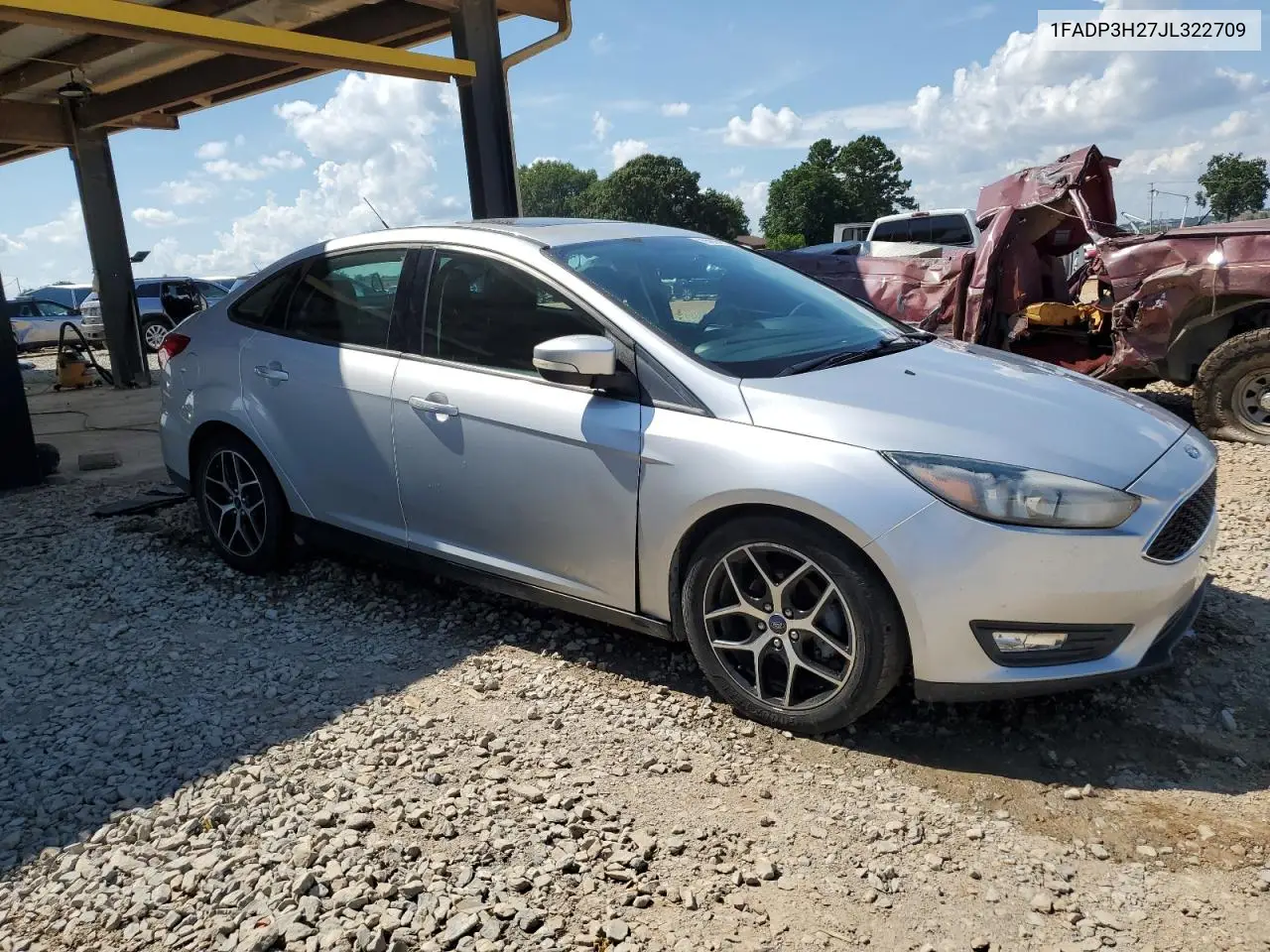 2018 Ford Focus Sel VIN: 1FADP3H27JL322709 Lot: 63089465