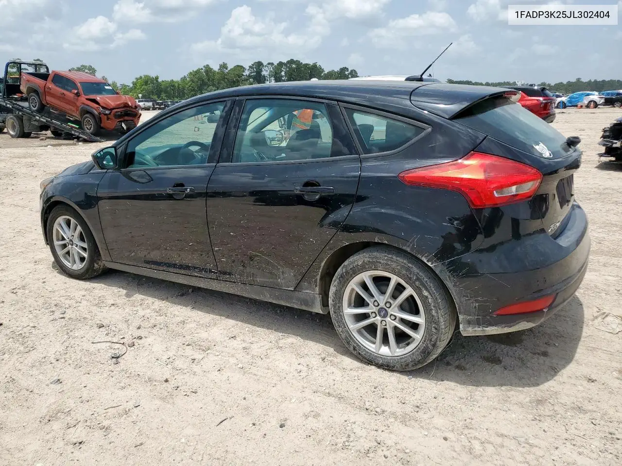 2018 Ford Focus Se VIN: 1FADP3K25JL302404 Lot: 63155135