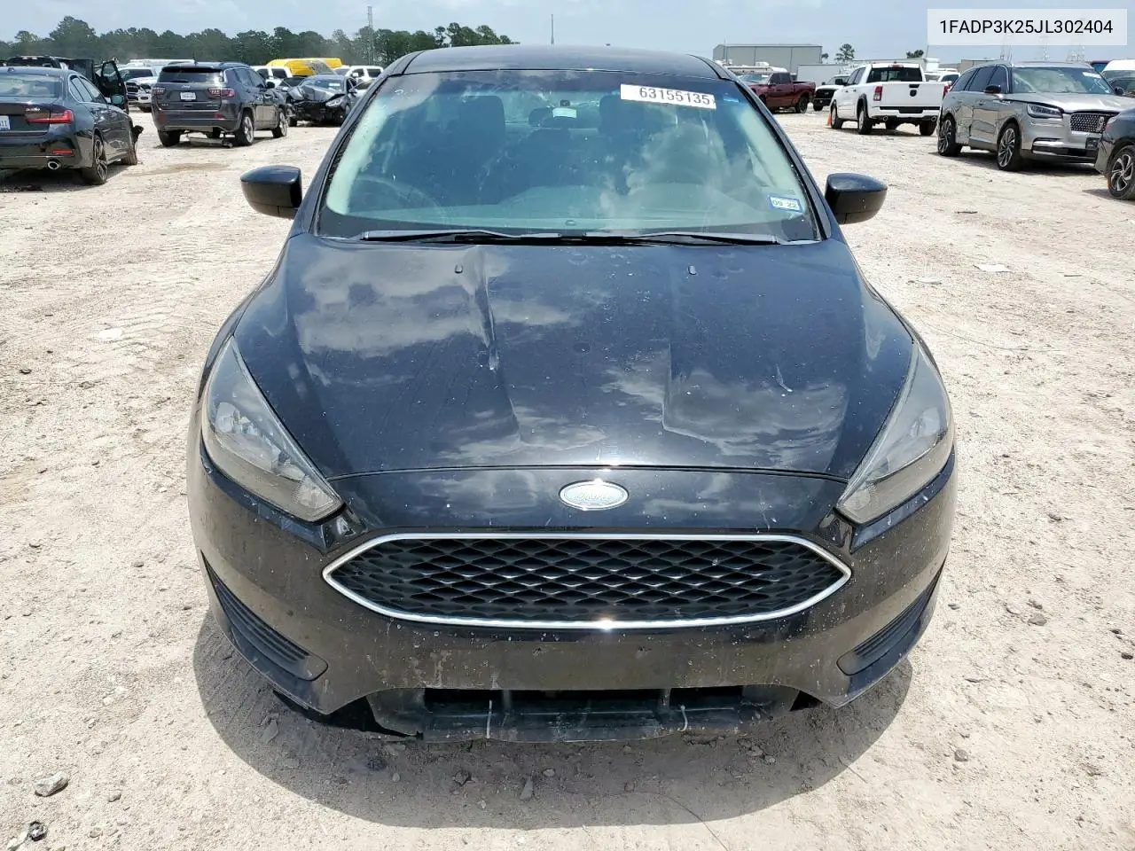 2018 Ford Focus Se VIN: 1FADP3K25JL302404 Lot: 63155135