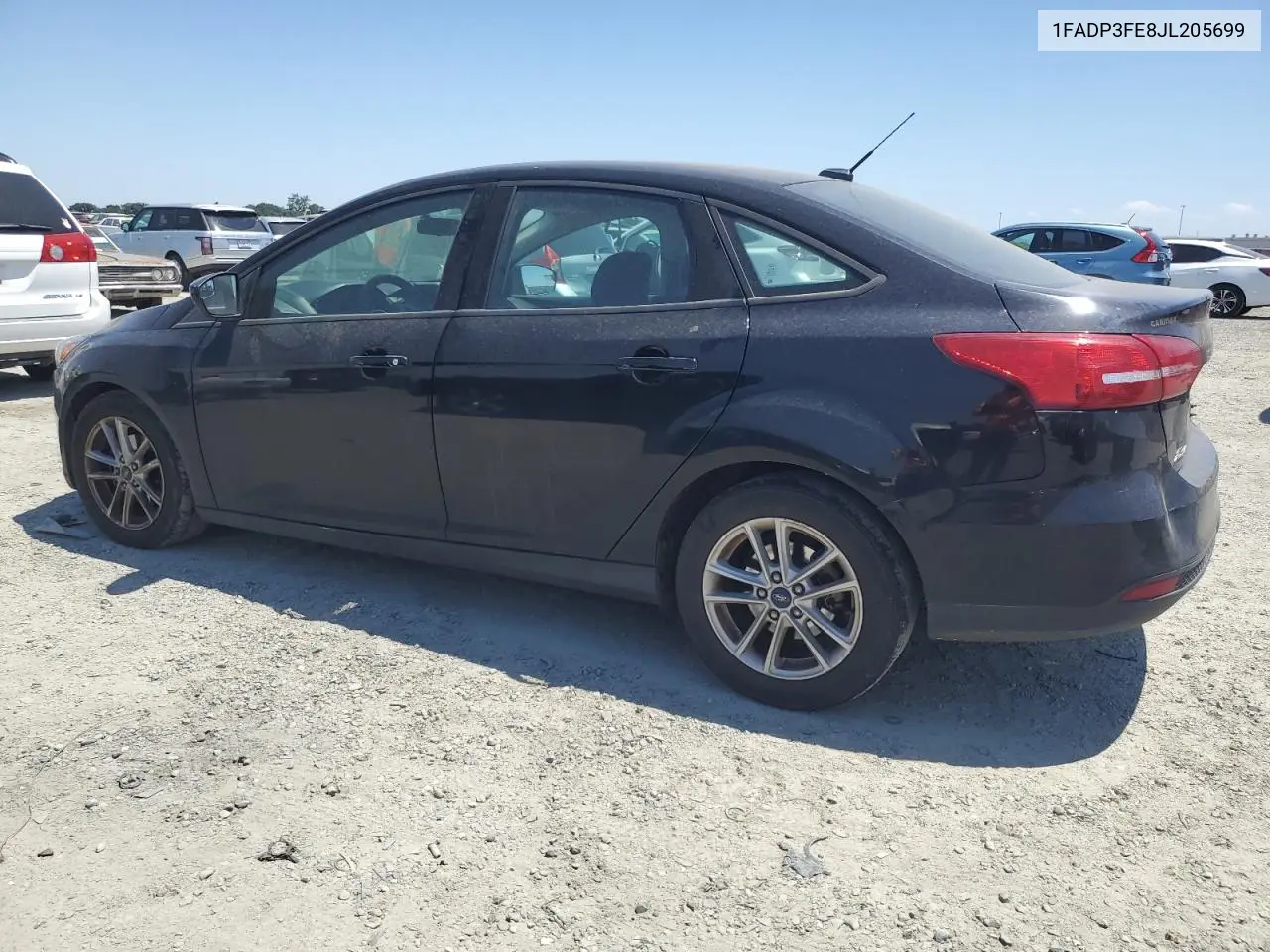 2018 Ford Focus Se VIN: 1FADP3FE8JL205699 Lot: 63300795