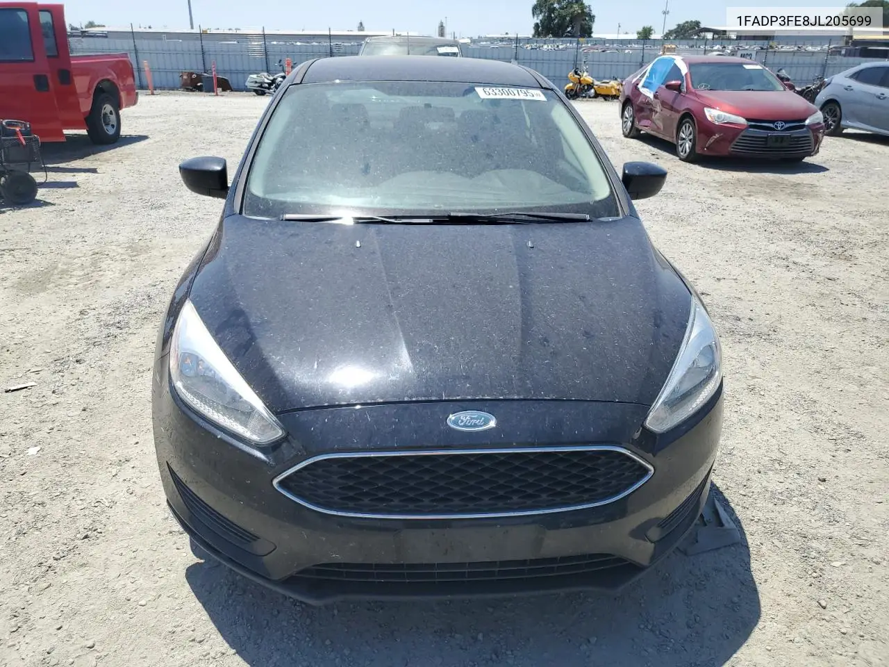 2018 Ford Focus Se VIN: 1FADP3FE8JL205699 Lot: 63300795