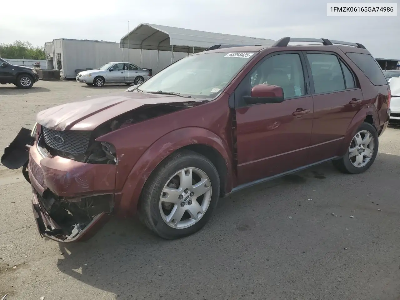 2005 Ford Freestyle Limited VIN: 1FMZK06165GA74986 Lot: 53398485