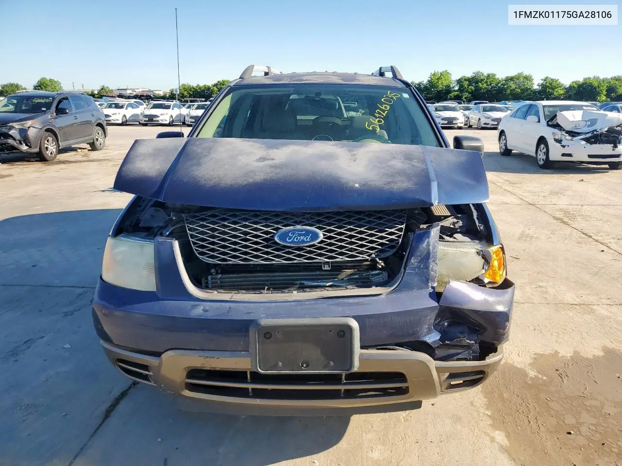 2005 Ford Freestyle Se VIN: 1FMZK01175GA28106 Lot: 56126035
