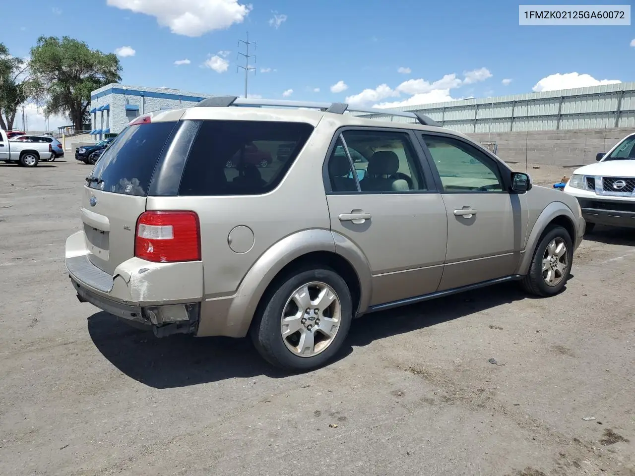 2005 Ford Freestyle Sel VIN: 1FMZK02125GA60072 Lot: 58602755
