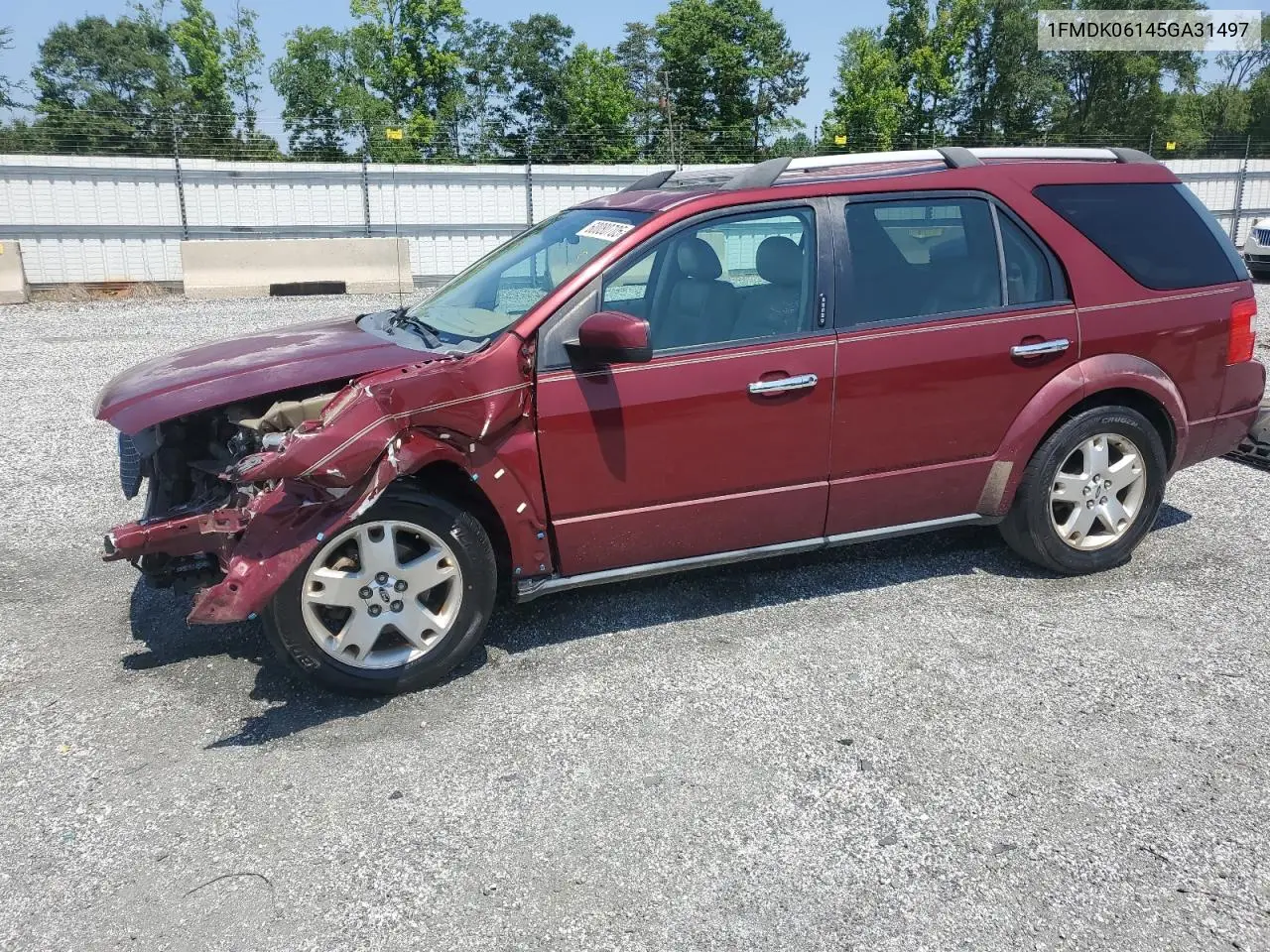 2005 Ford Freestyle Limited VIN: 1FMDK06145GA31497 Lot: 60080705