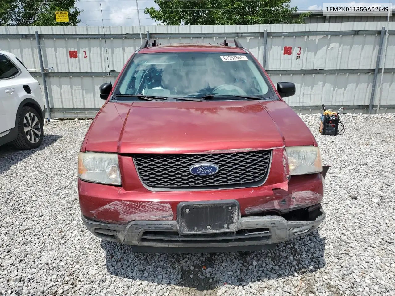 2005 Ford Freestyle Se VIN: 1FMZK01135GA02649 Lot: 61283605
