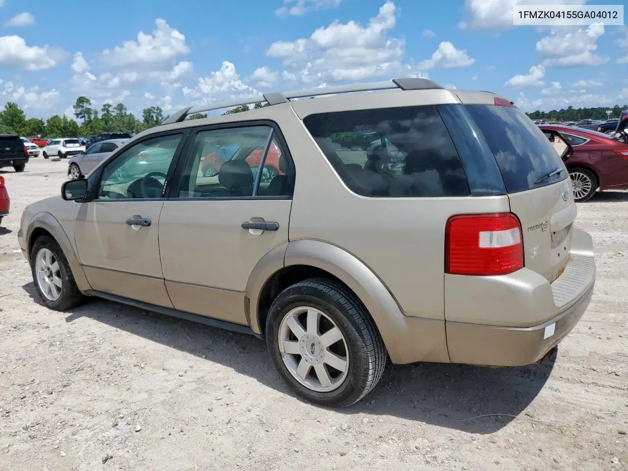2005 Ford Freestyle Se VIN: 1FMZK04155GA04012 Lot: 62201565