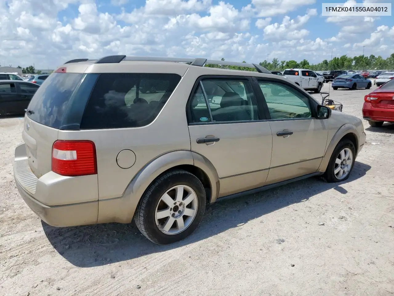 2005 Ford Freestyle Se VIN: 1FMZK04155GA04012 Lot: 62201565