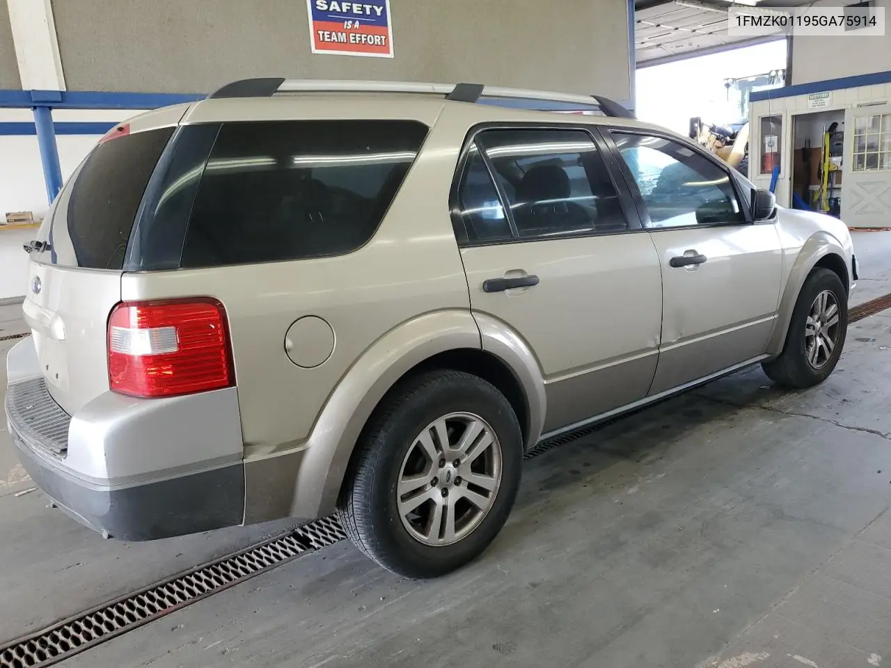 2005 Ford Freestyle Se VIN: 1FMZK01195GA75914 Lot: 62560335