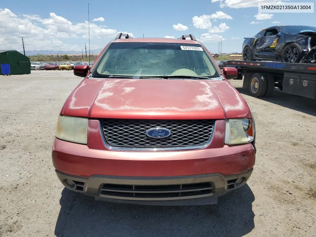 2005 Ford Freestyle Sel VIN: 1FMZK02135GA13004 Lot: 62573365