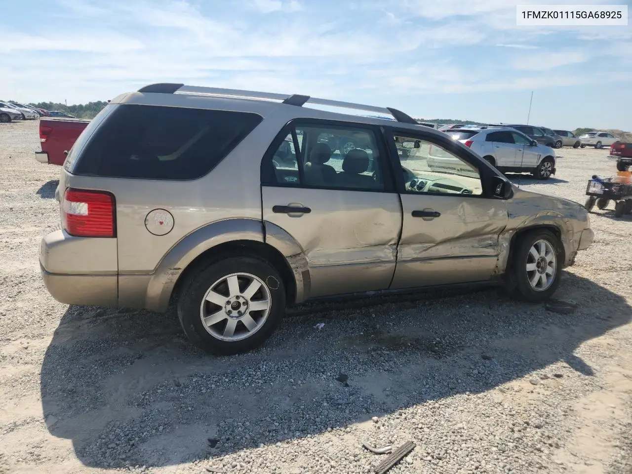 2005 Ford Freestyle Se VIN: 1FMZK01115GA68925 Lot: 63579865