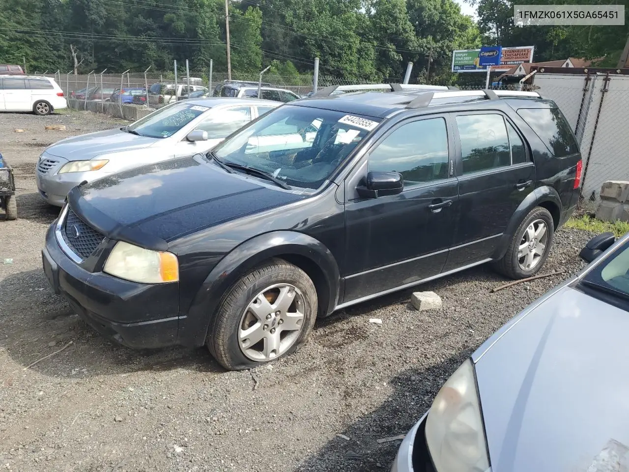 2005 Ford Freestyle Limited VIN: 1FMZK061X5GA65451 Lot: 64420555
