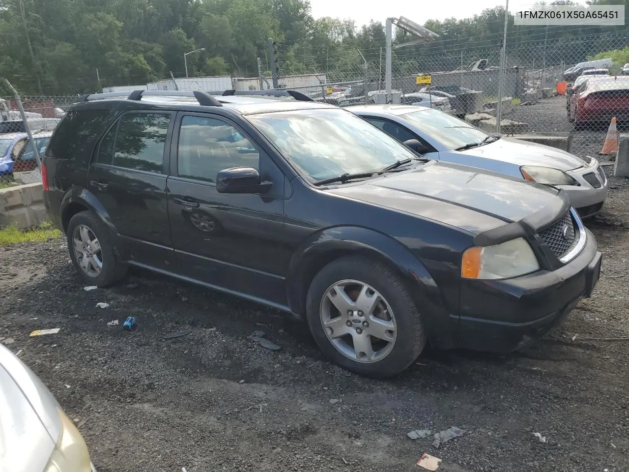 2005 Ford Freestyle Limited VIN: 1FMZK061X5GA65451 Lot: 64420555
