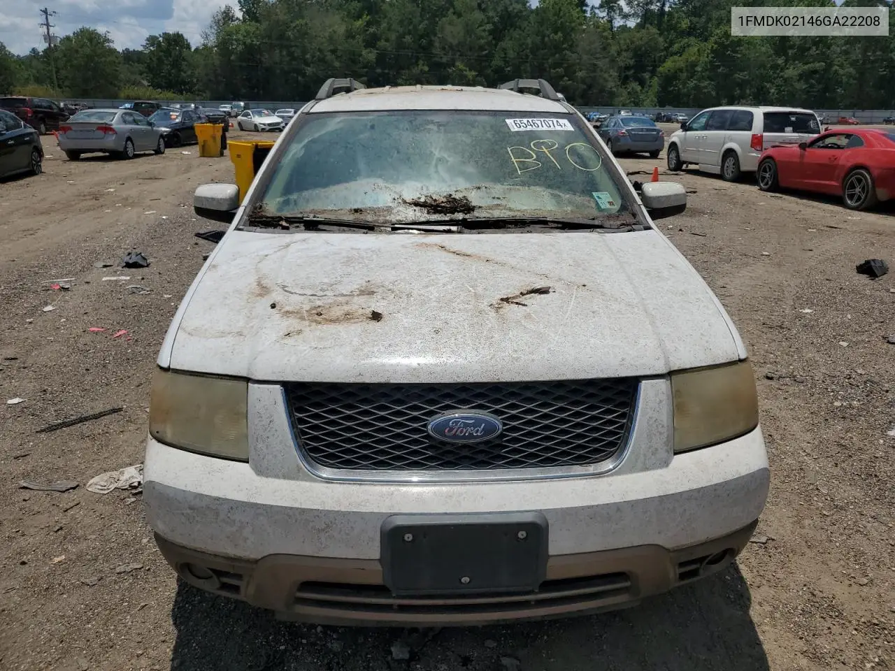 2006 Ford Freestyle Sel VIN: 1FMDK02146GA22208 Lot: 48487445