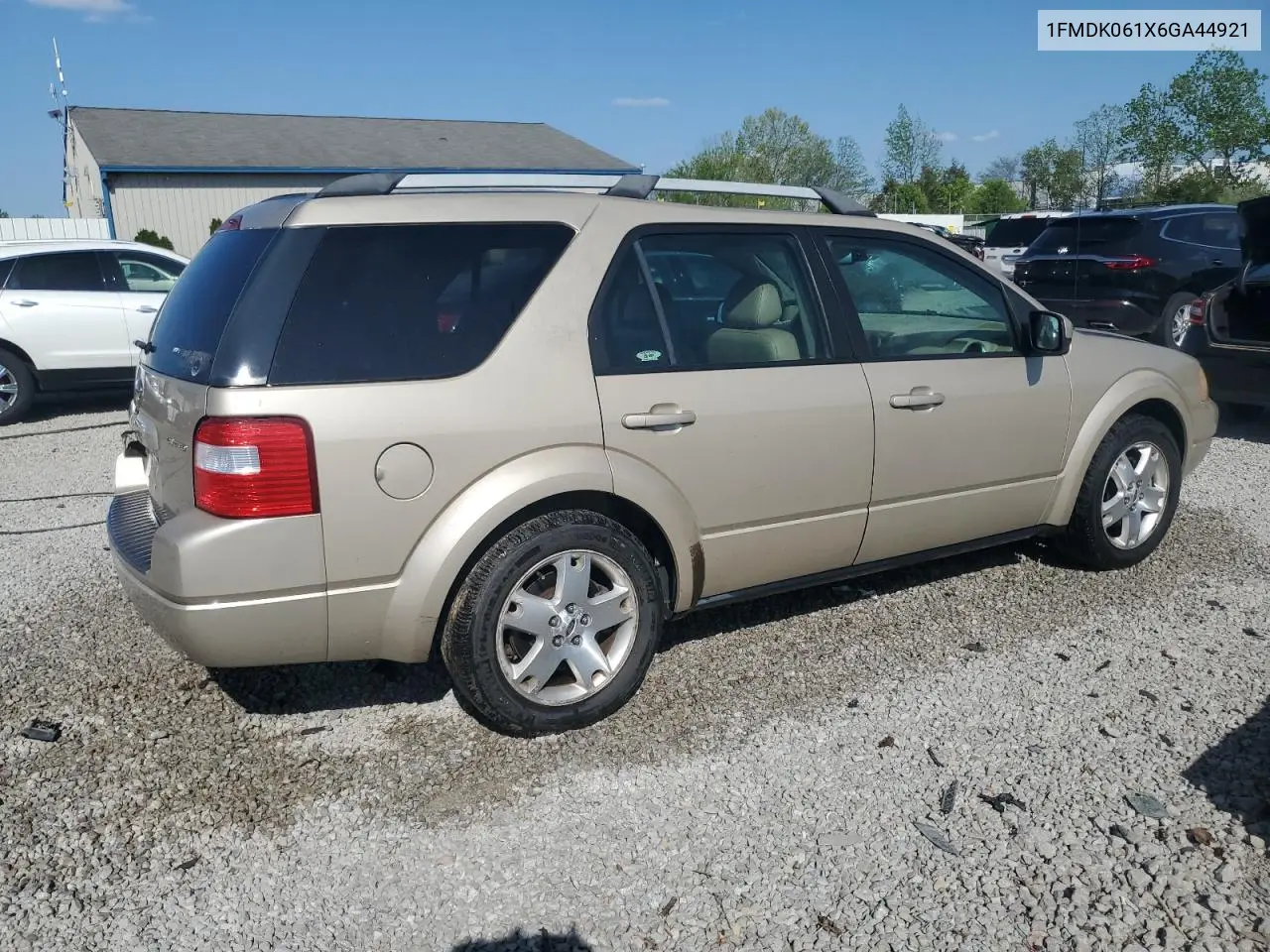 2006 Ford Freestyle Limited VIN: 1FMDK061X6GA44921 Lot: 54735035