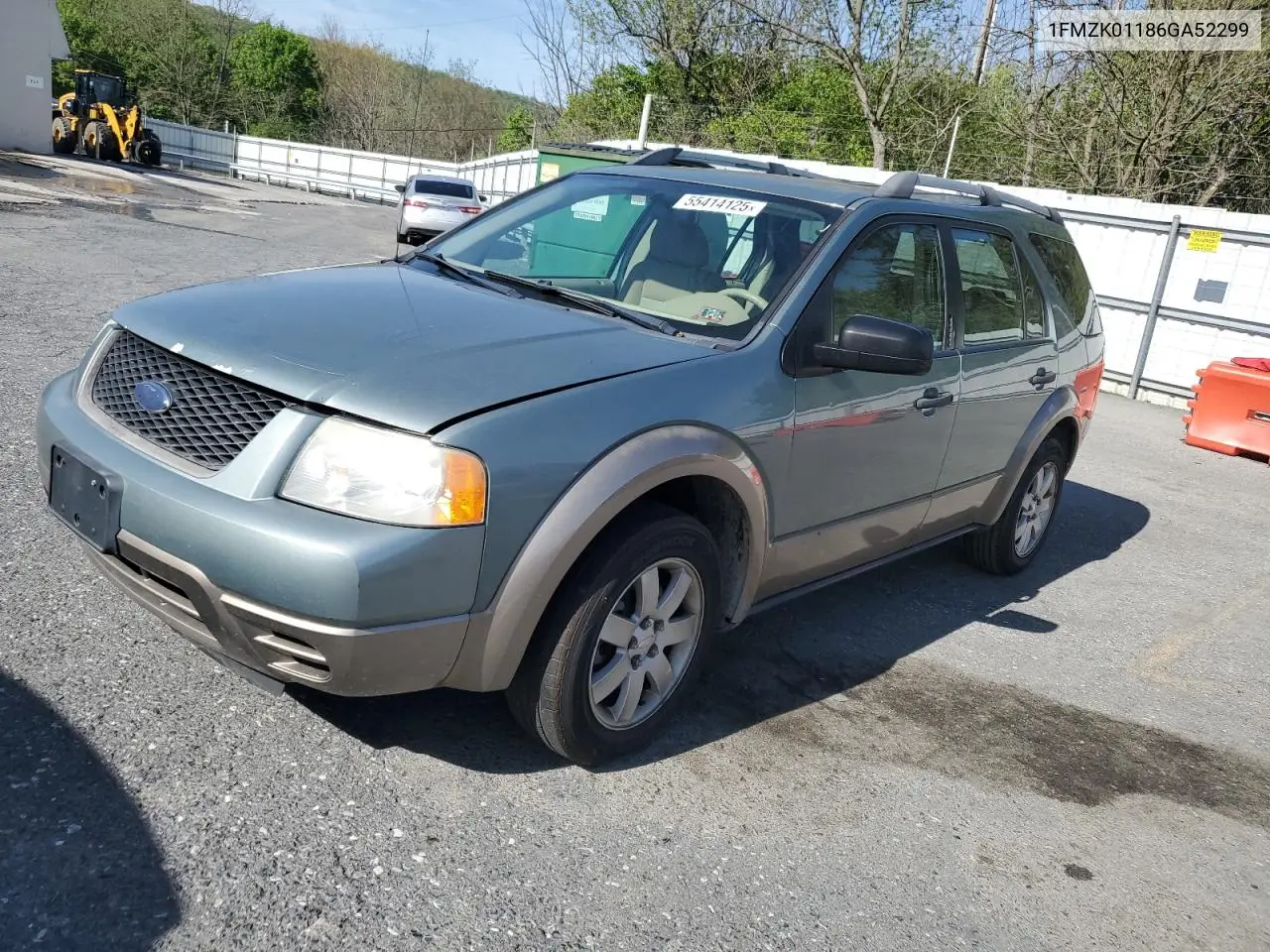 2006 Ford Freestyle Se VIN: 1FMZK01186GA52299 Lot: 55414125